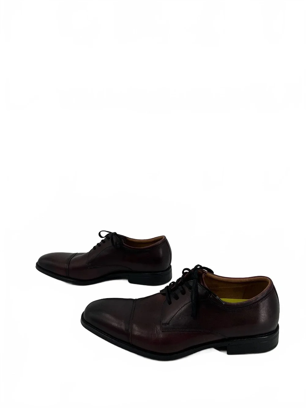 Florsheim Dark Brown Cap Toe Loafers | Leather, Size 10.5
